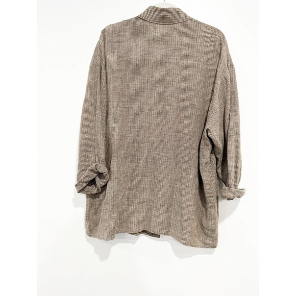 Flax by Jeanne Engelhart Oversized Button Down Tunic M - Picture 3 of 7